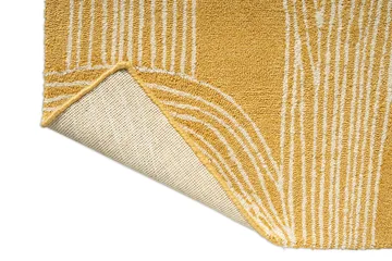 Kukat puhkeavat matte outdoor - Straw, 160x230 cm - Marimekko