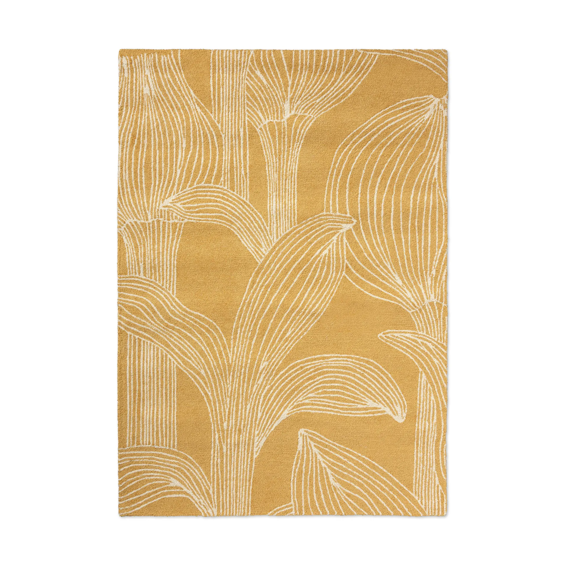 Kukat puhkeavat matte outdoor, Straw, 250x350 cm Marimekko