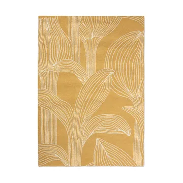 Kukat puhkeavat matte outdoor - Straw, 250x350 cm - Marimekko