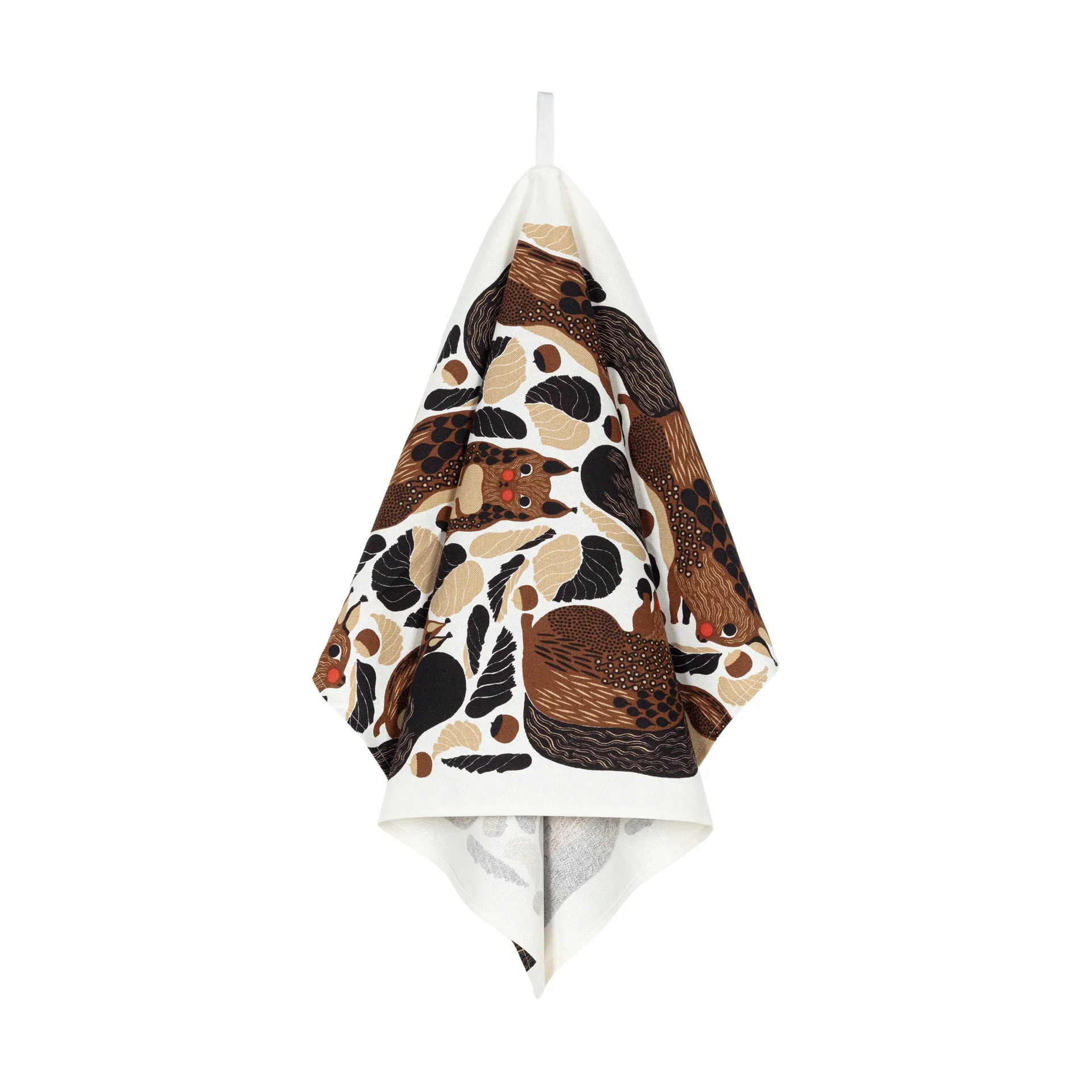 Kurre Pano de Cozinha 43x70 cm, White-brown-black-red Marimekko
