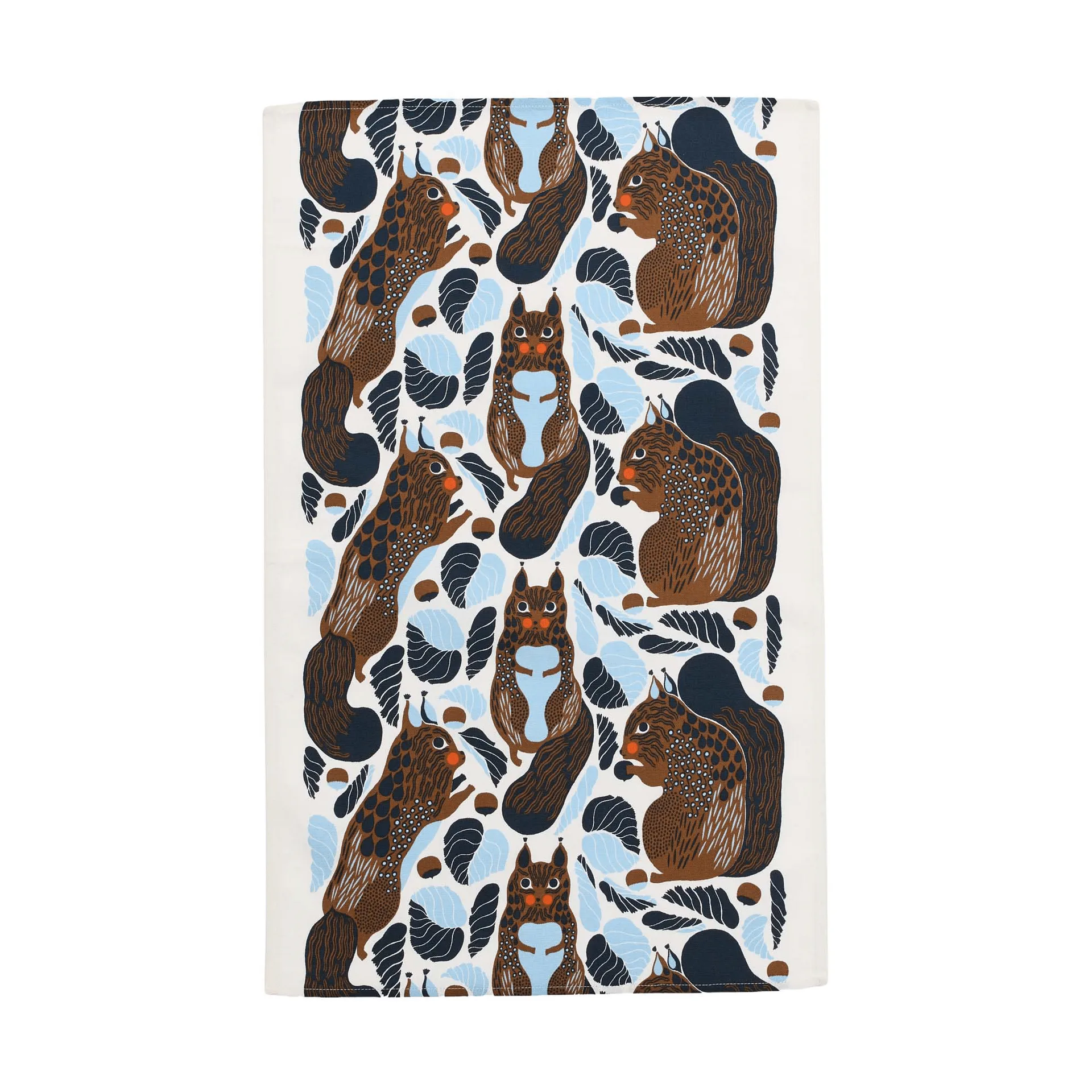 Kurre Pano de Cozinha 43x70 cm, White-light blue-toffee Marimekko