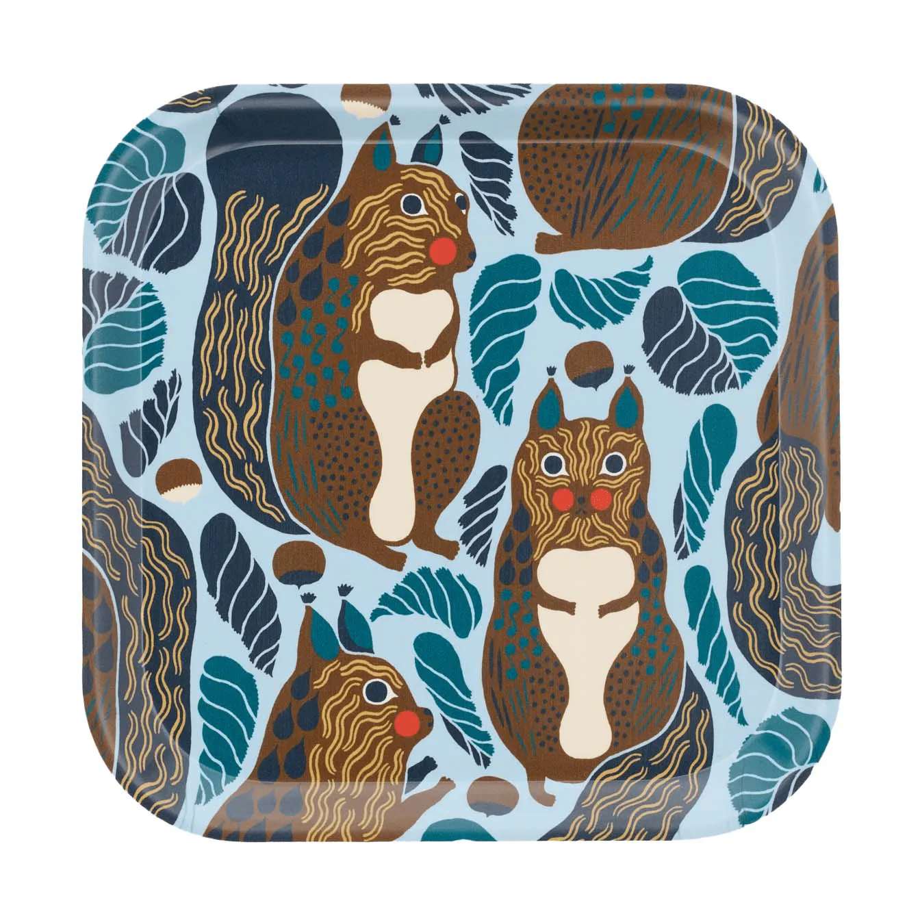 Kurre tabuleiro, Sky blue-multicolor Marimekko