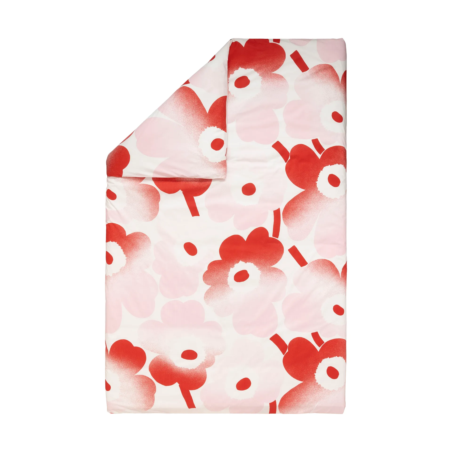 Lençóis de cama Unikko Häivähdys 150x210 cm, 50x60 cm, Rosa Marimekko