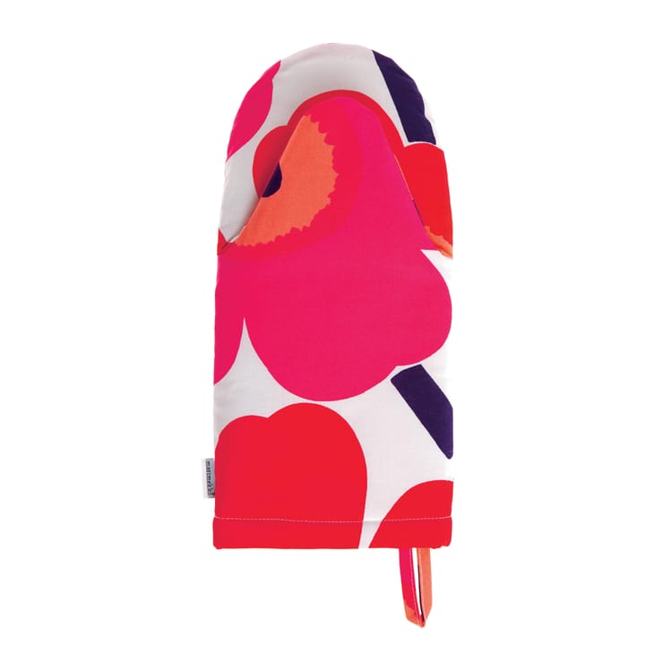 Luvas para forno Pieni Unikko - Vermelho e branco - Marimekko