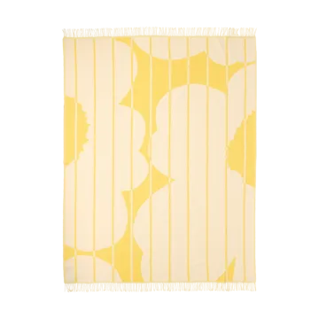 Manta de lã Vesi Unikko 140x180 cm - Spring yellow-ecru - Marimekko