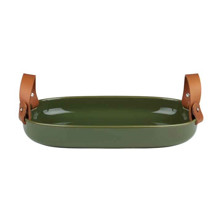Oiva travessa grande 23x32 cm - Verde colheita - Marimekko