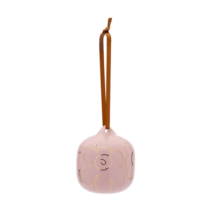 Pendente decorativo Piirto Unikko - Rosa-dourado - Marimekko