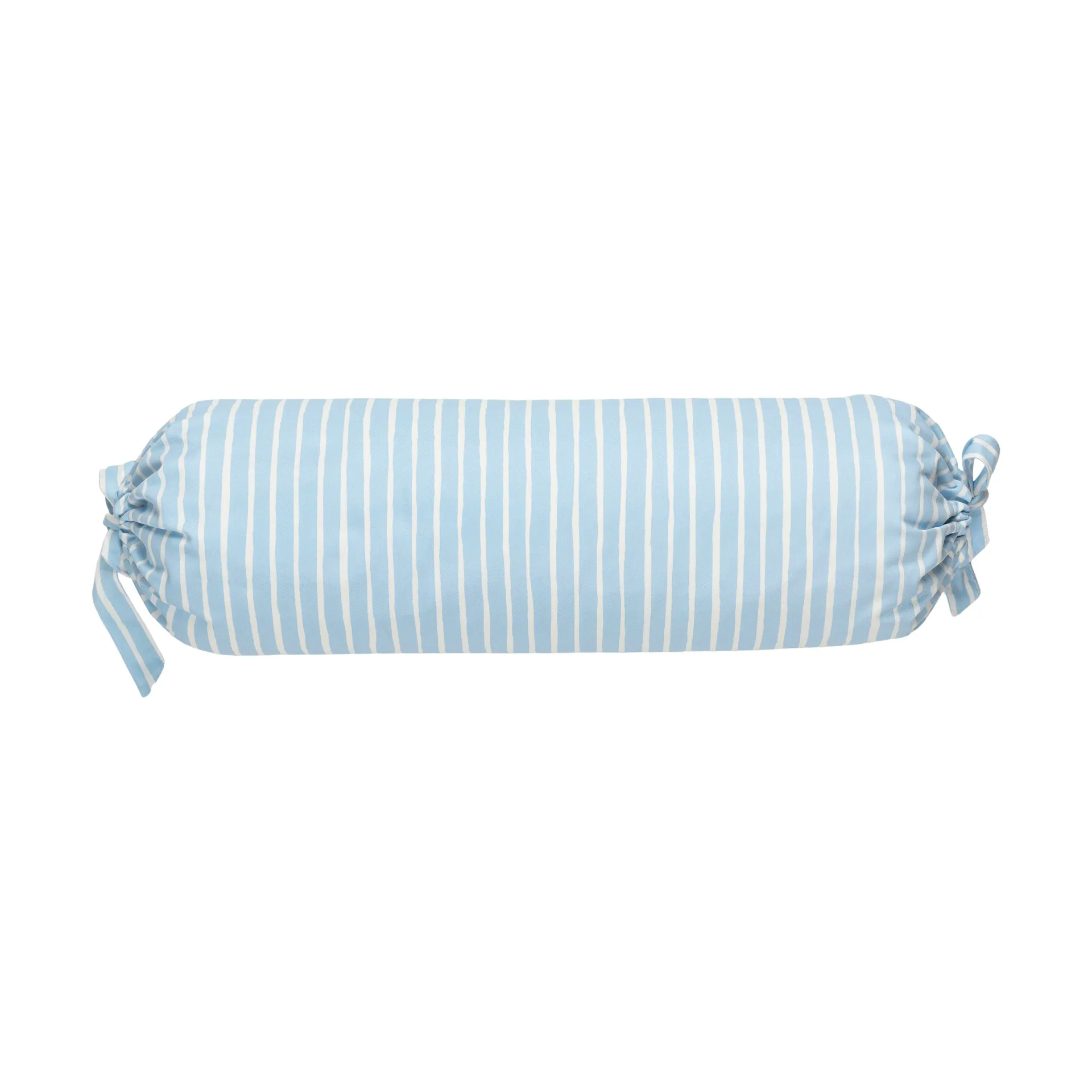 Piccolo almofada tubular Ø19x54 cm, Light blue-white Marimekko