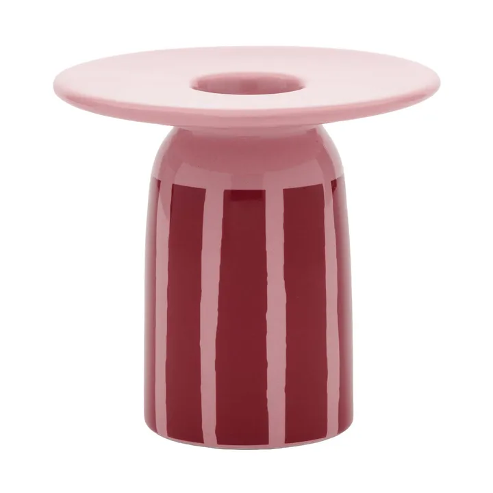 Piccolo castiçal - Coral-vermelho escuro, 8 cm - Marimekko