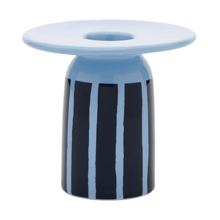 Piccolo castiçal - Light blue-petróleo, 8 cm - Marimekko