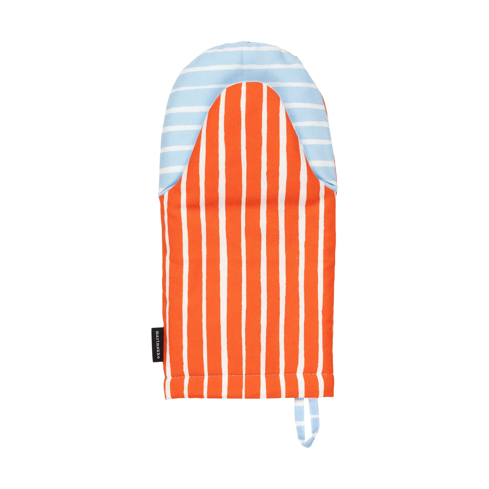 Piccolo luva para o forno, White-tomato red-light blue Marimekko
