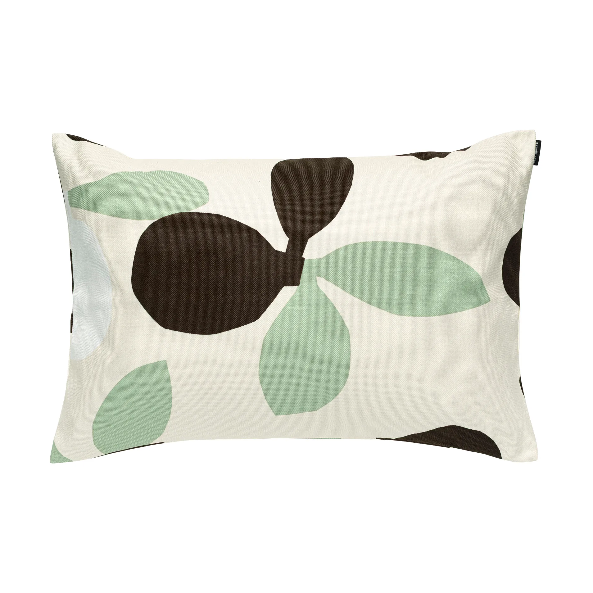 Pieni Omppo capa de almofada, Branco, verde, 40x60 cm Marimekko
