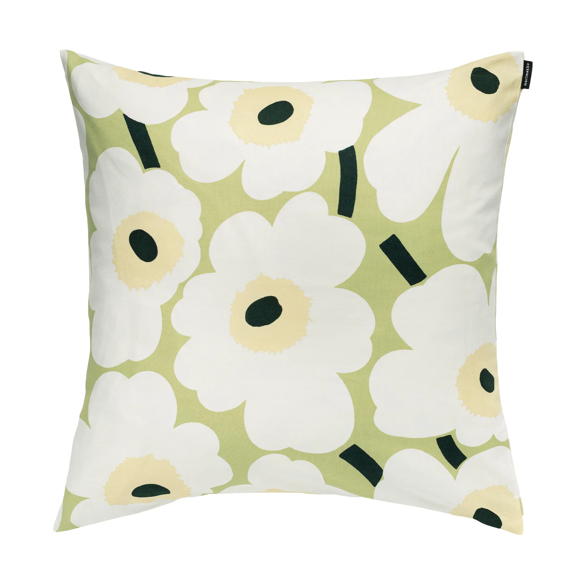 Pieni Unikko capa de almofada 50x50 cm, Pêra, off white, melão Marimekko