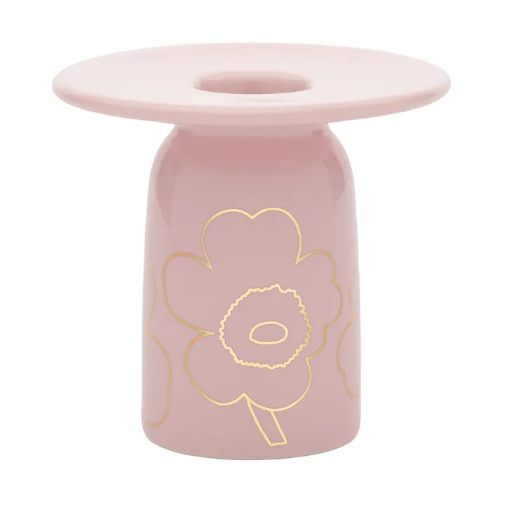 Piirto Unikko castiçal - Rosa-dourado - Marimekko