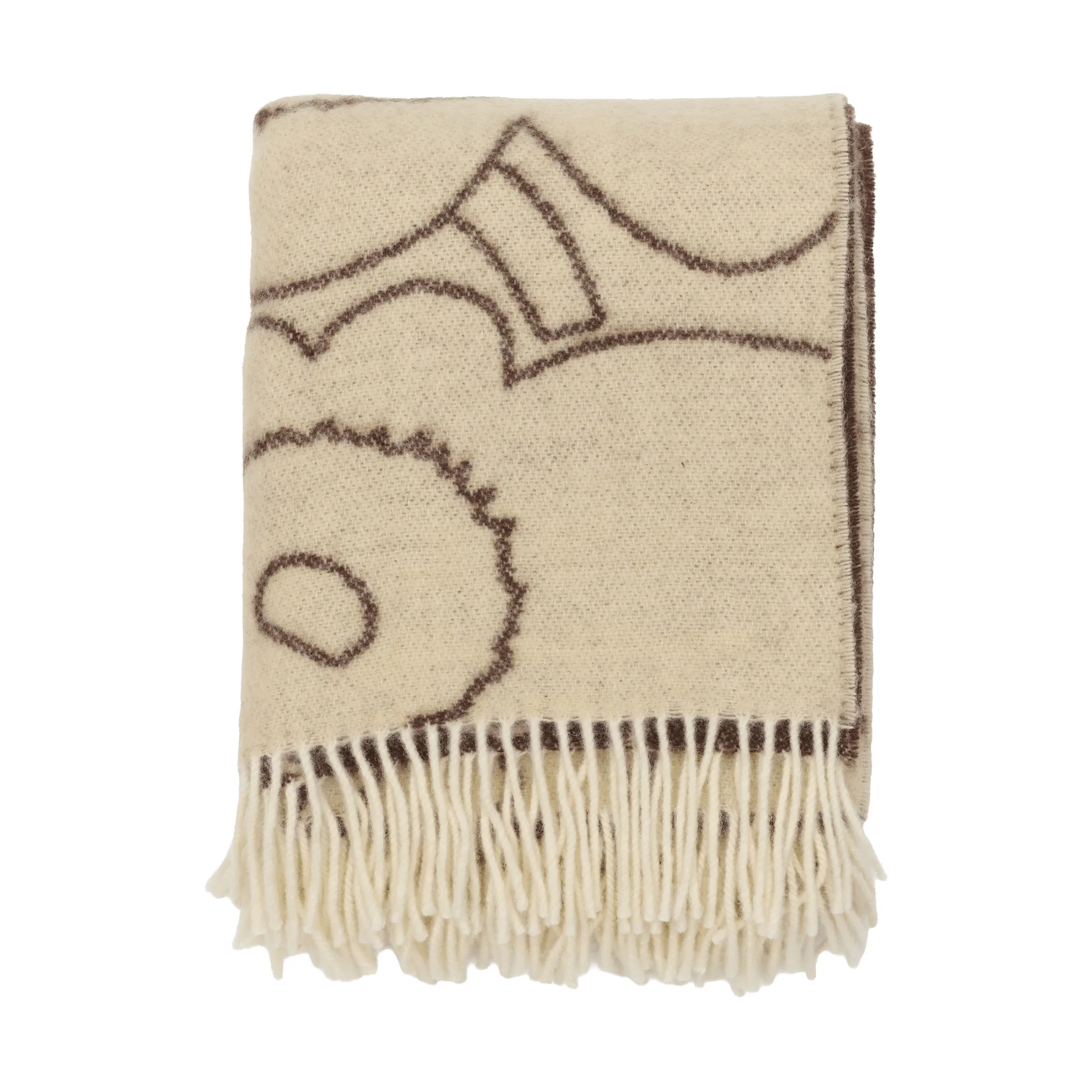 Piirto Unikko manta 130x170 cm, Off white-toupeira Marimekko