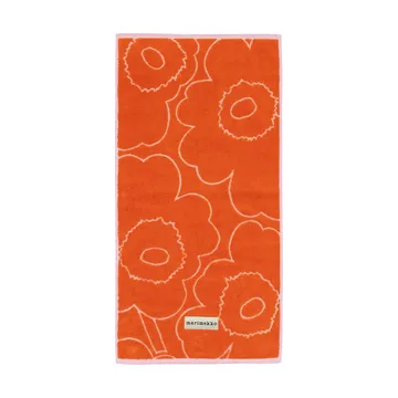 Piirto Unikko toalha 50x100 cm - Burnt orange-pink - Marimekko