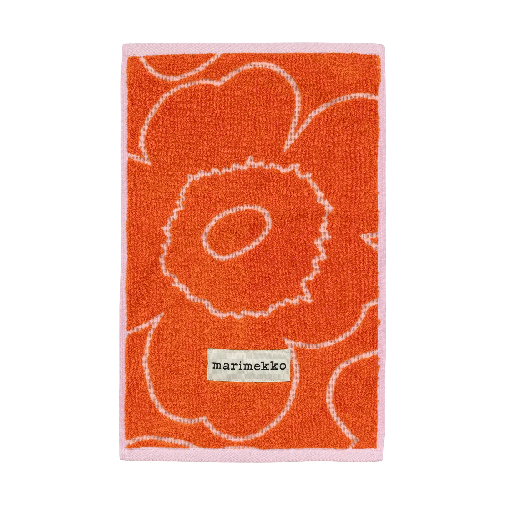 Piirto Unikko toalha de mão 30x50 cm , Burnt orange-pink Marimekko