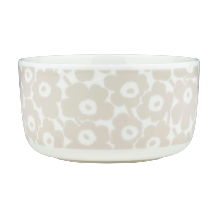 Pikkuinen Unikko tigela - Branco-palha - Marimekko