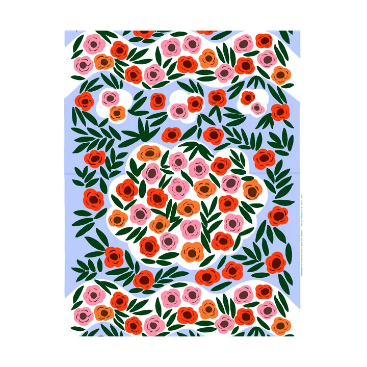 Pote tecido - Azul, multicolor - Marimekko