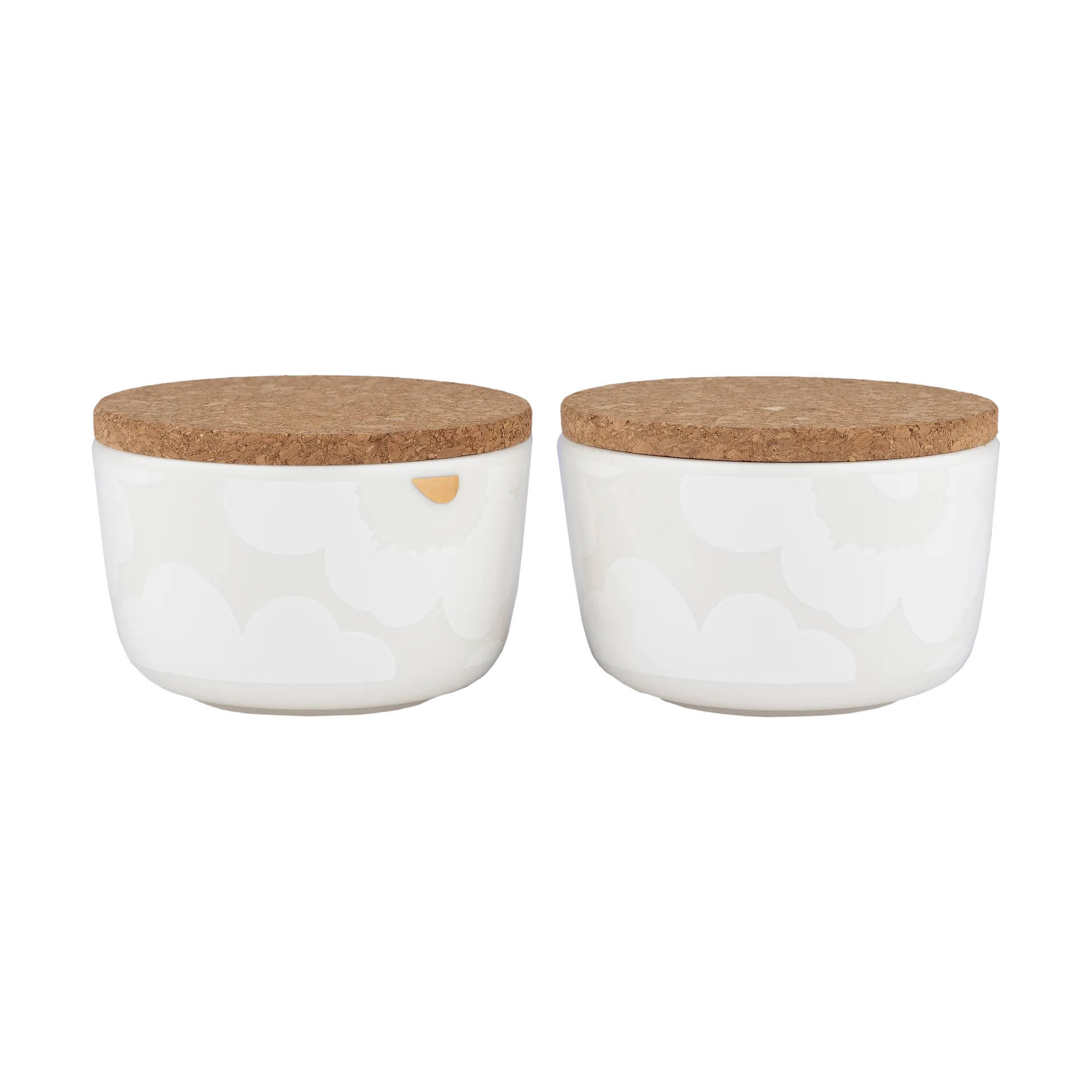 Pote Unikko 25 cl 2-unidades, Branco-dourado Marimekko