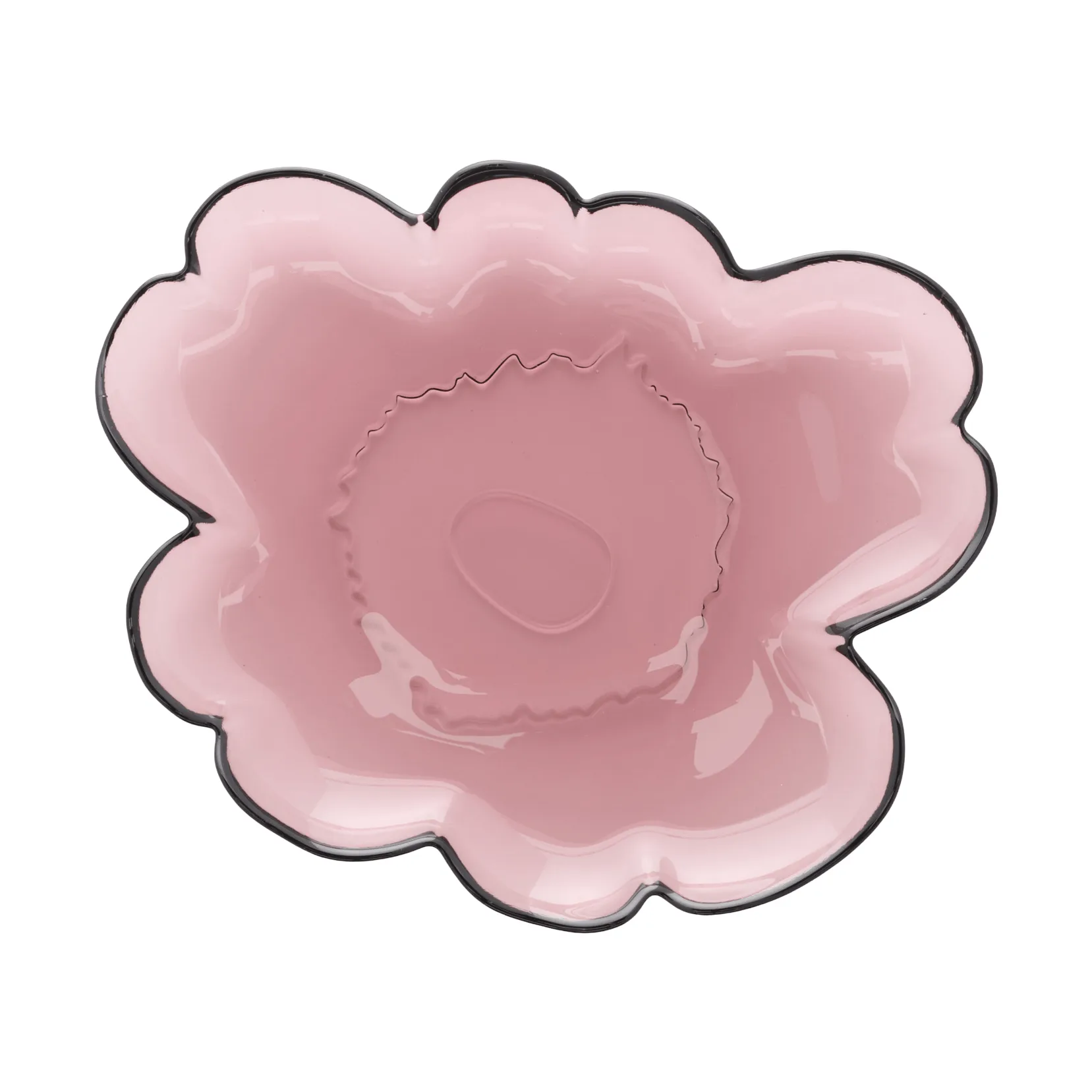 Prato de vidro Unikko 20 cm, Urze Marimekko