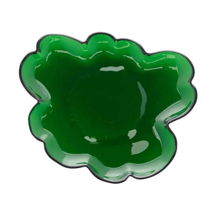 Prato de vidro Unikko 20 cm - Verde - Marimekko