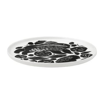 Prato Karhuemo Ø20 cm - Branco-verde escuro - Marimekko
