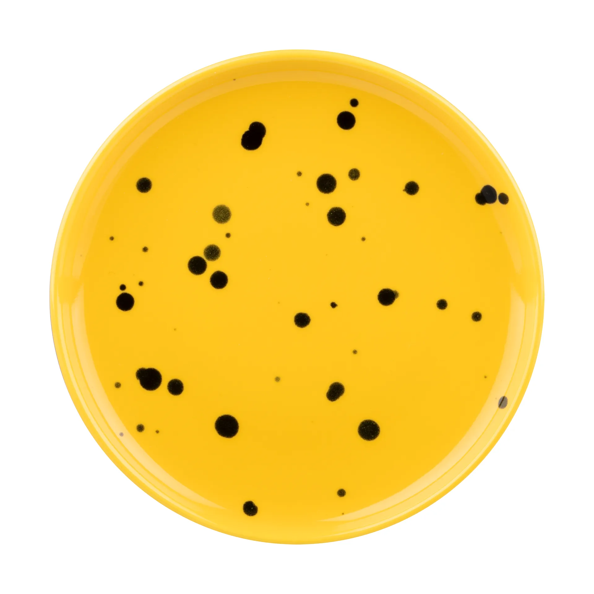 Prato Oiva Ø13,5 cm, Yellow-black Marimekko