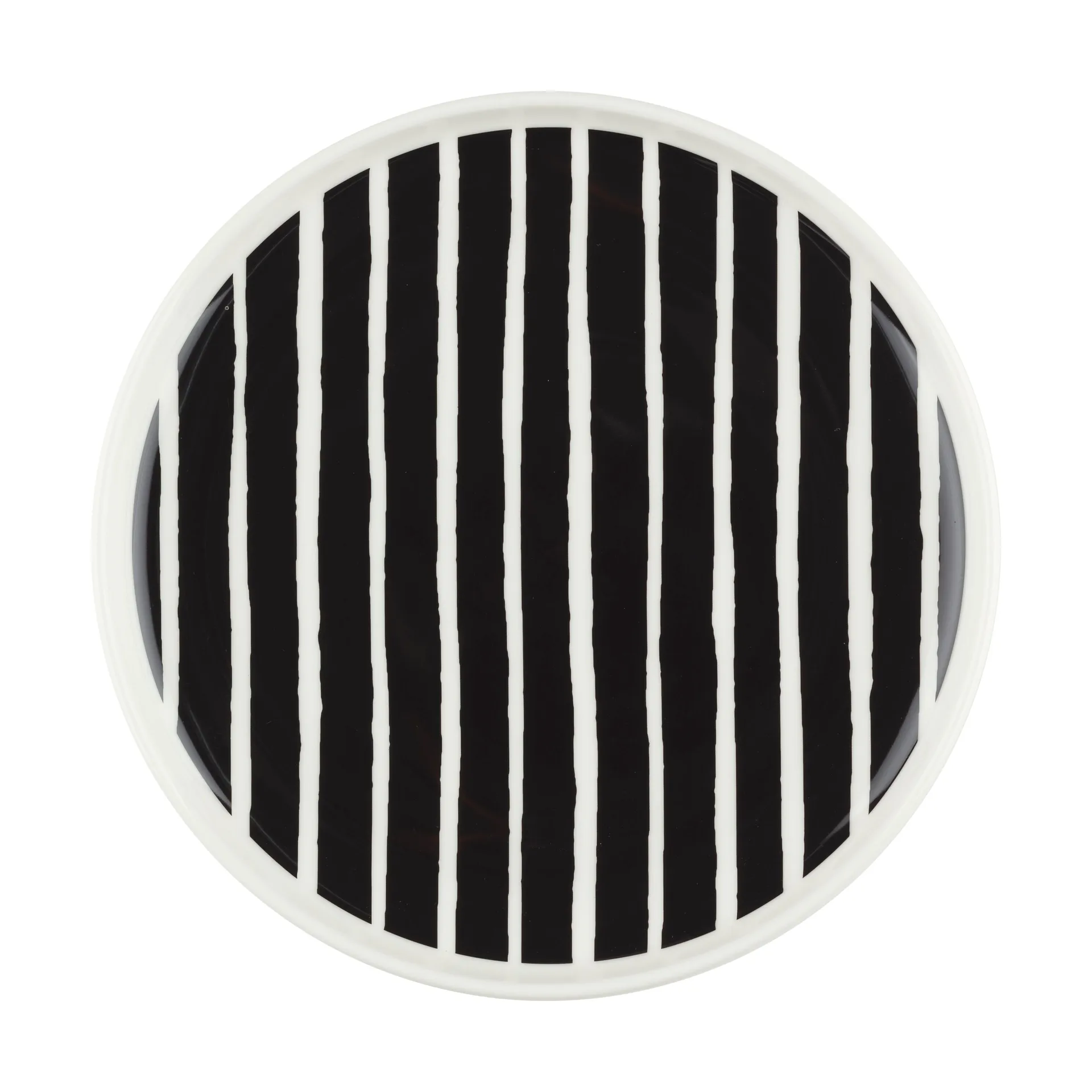 Prato Oiva Piccolo Ø20 cm, White-black Marimekko