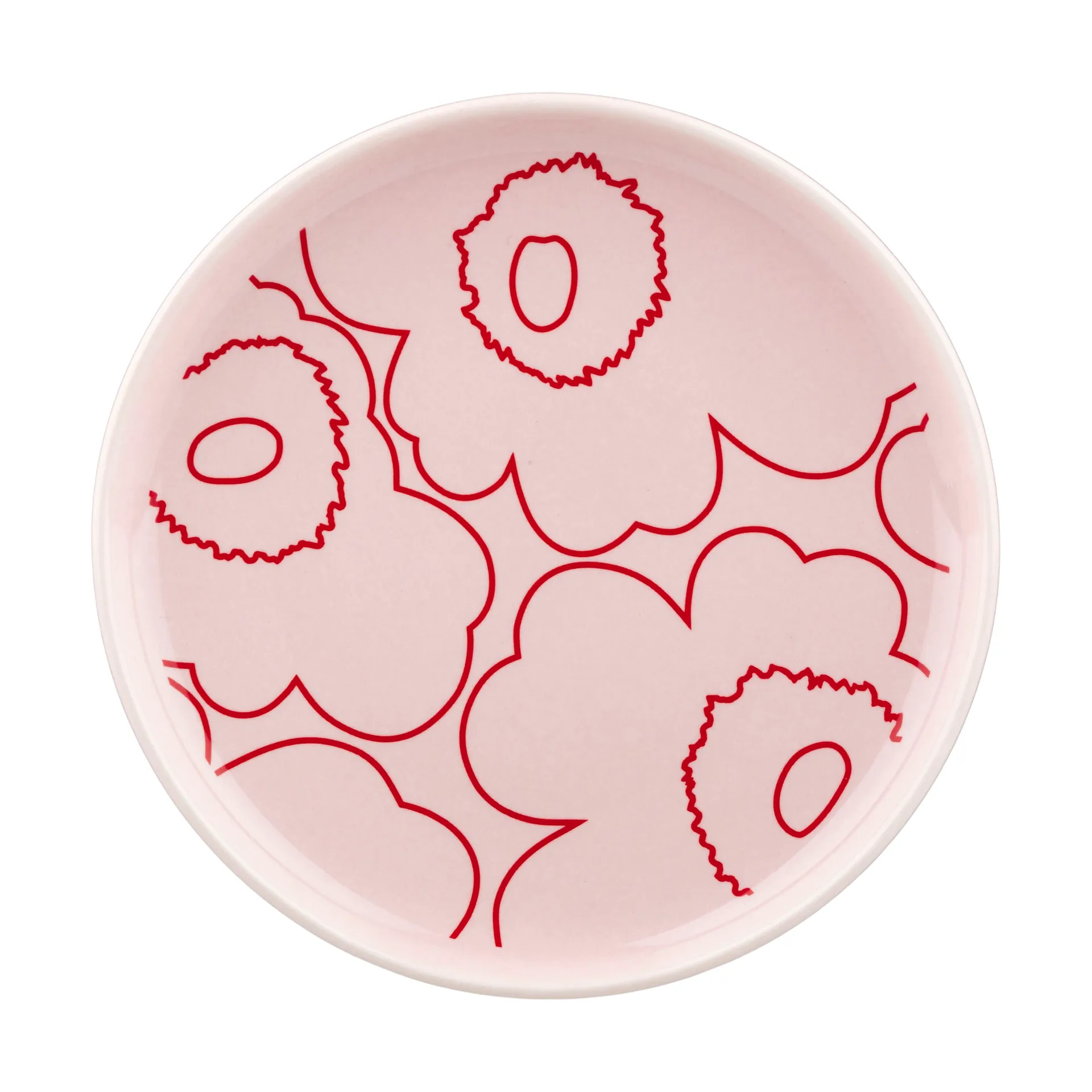 Prato Piirto Unikko Oiva Ø13,5 cm, Rosa Marimekko