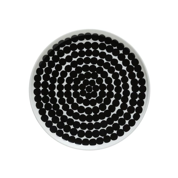 Prato Räsymatto Ø 20 cm - preto-branco - Marimekko