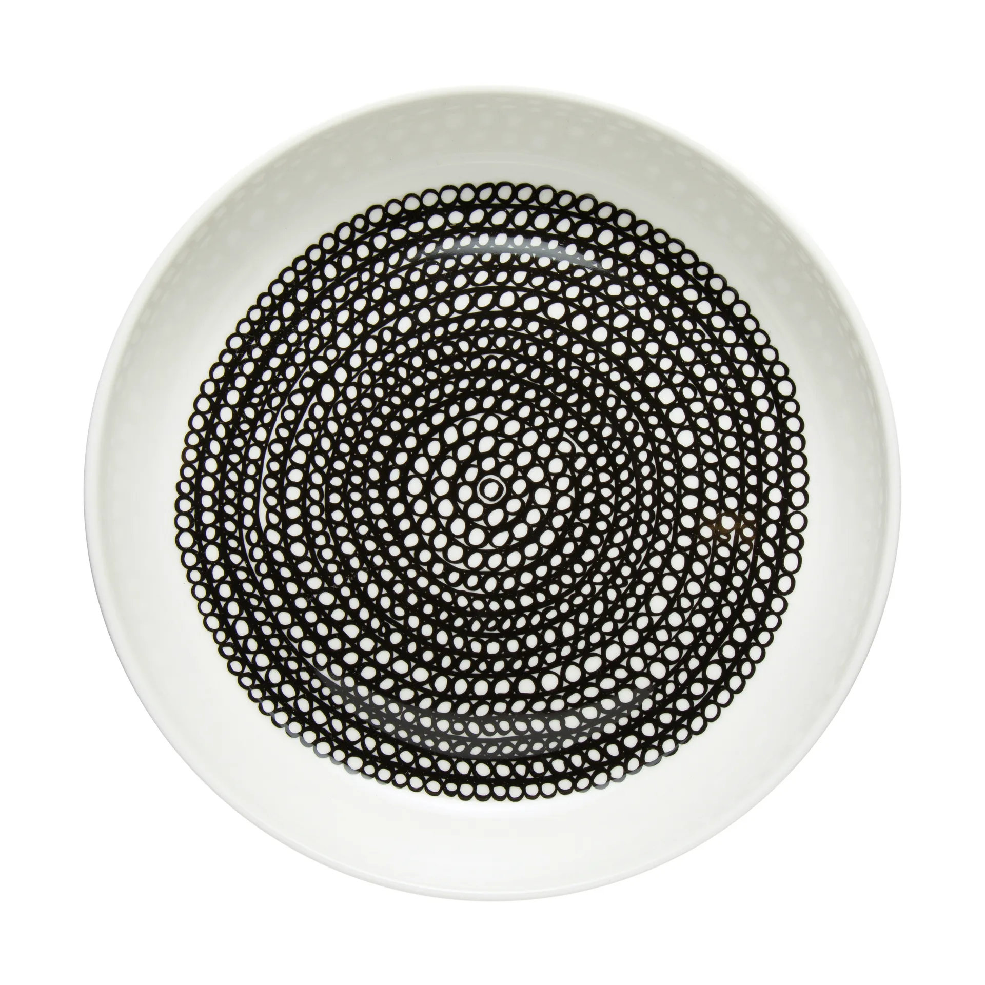 Prato Räsymatto Ø20,5 cm, white-black Marimekko