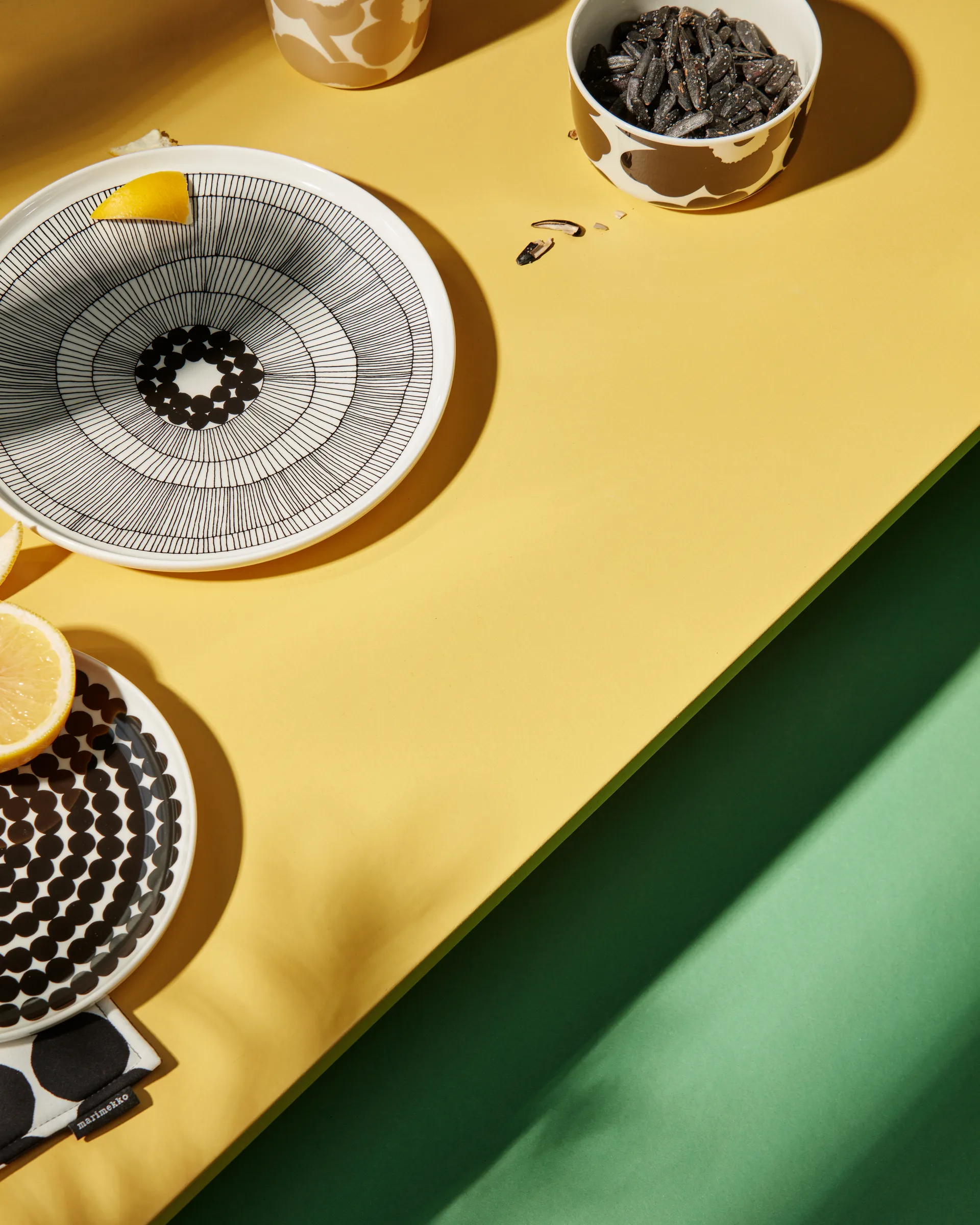 Prato Siirtolapuutarha Ø 25 cm, preto-branco Marimekko