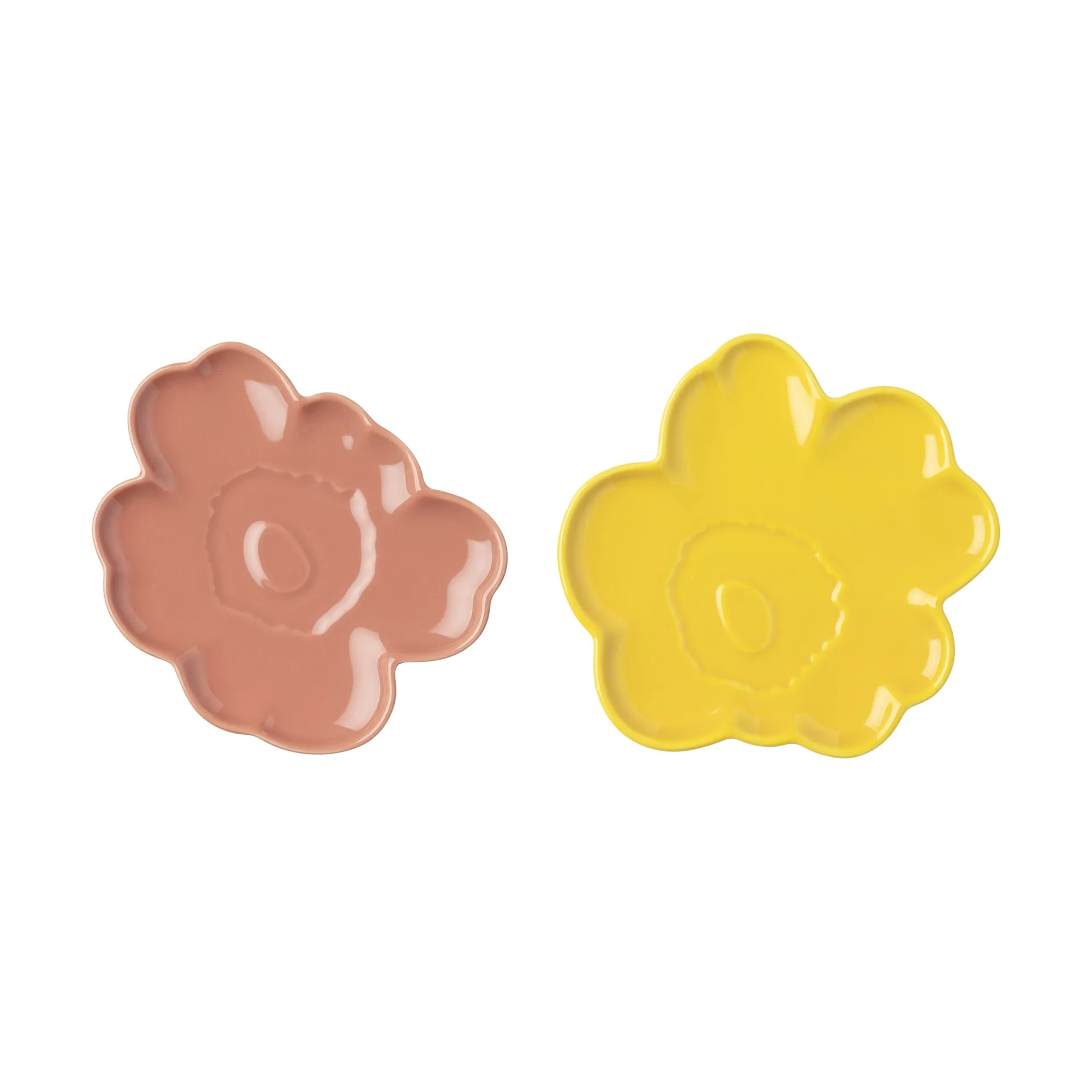 Prato Unikko 13 cm 2 peças, L. terra-spring yellow Marimekko