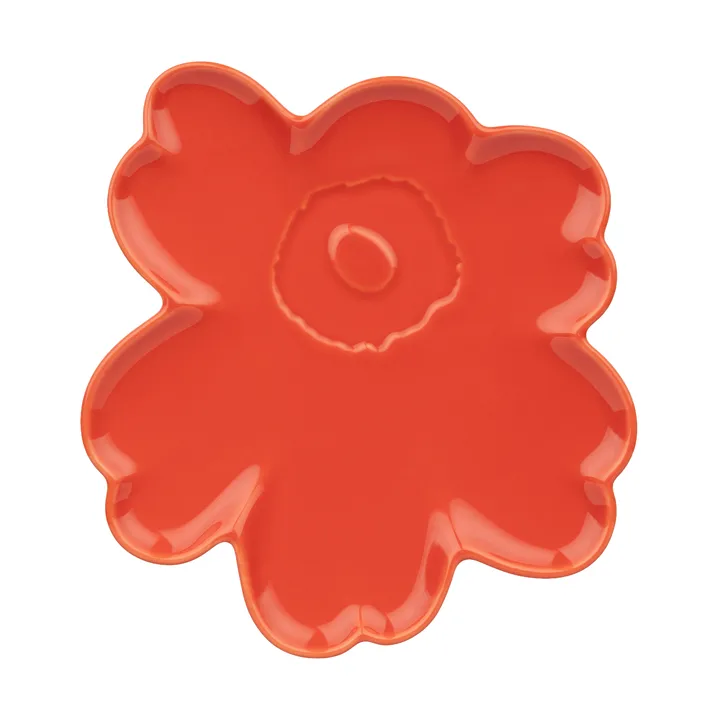 Prato Unikko shape 20 cm - Laranja avermelhado - Marimekko