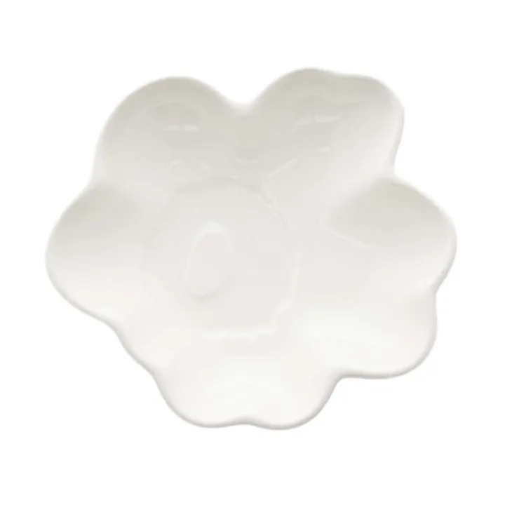 Prato Unikko shape 9 cm - Branco - Marimekko
