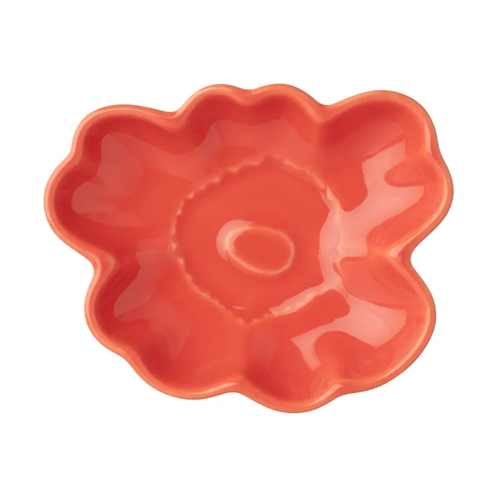Prato Unikko shape 9,5 cm - Vermelho laranja - Marimekko