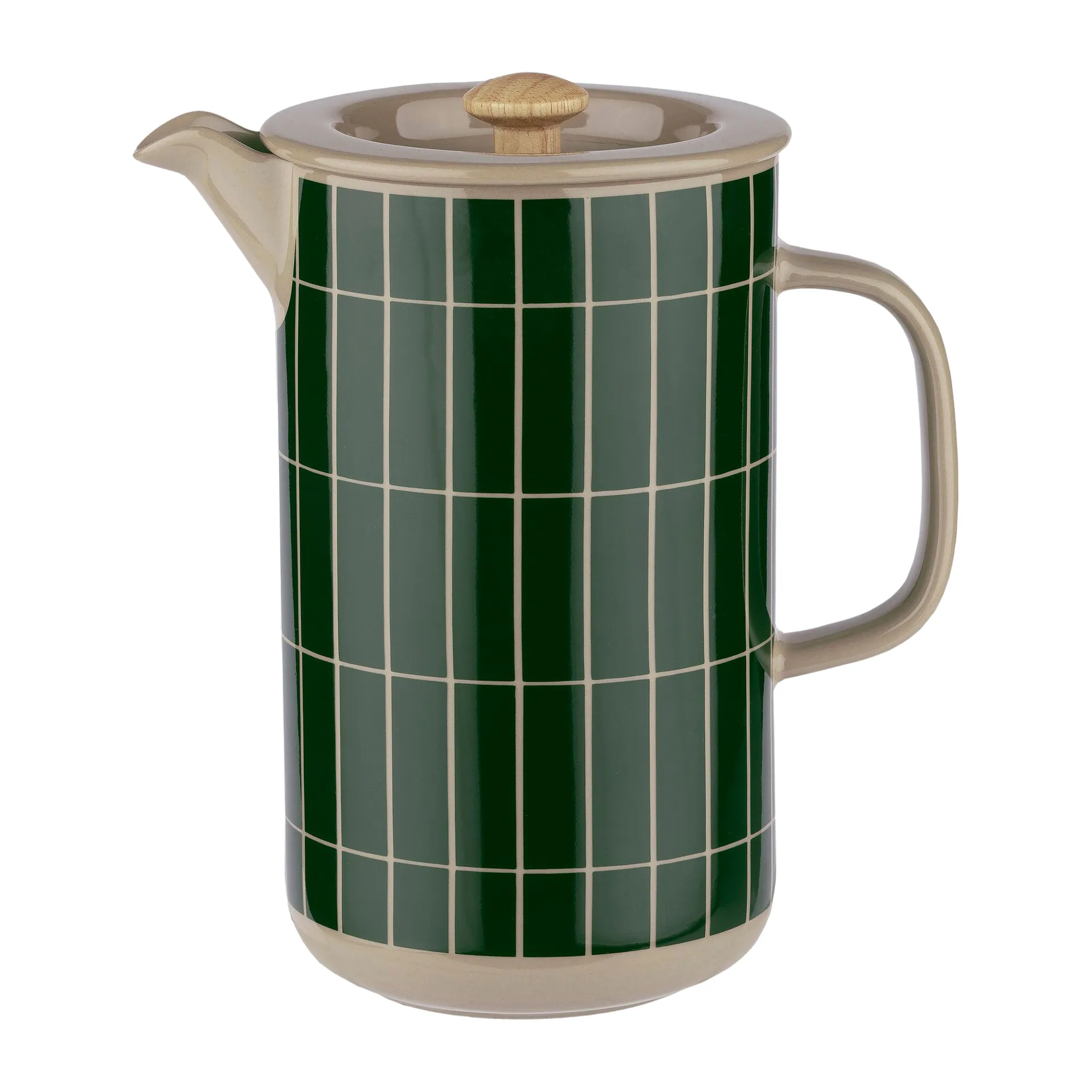 Prensa francesa de café Tiiliskivi 0,9 l, Terra-dark green Marimekko