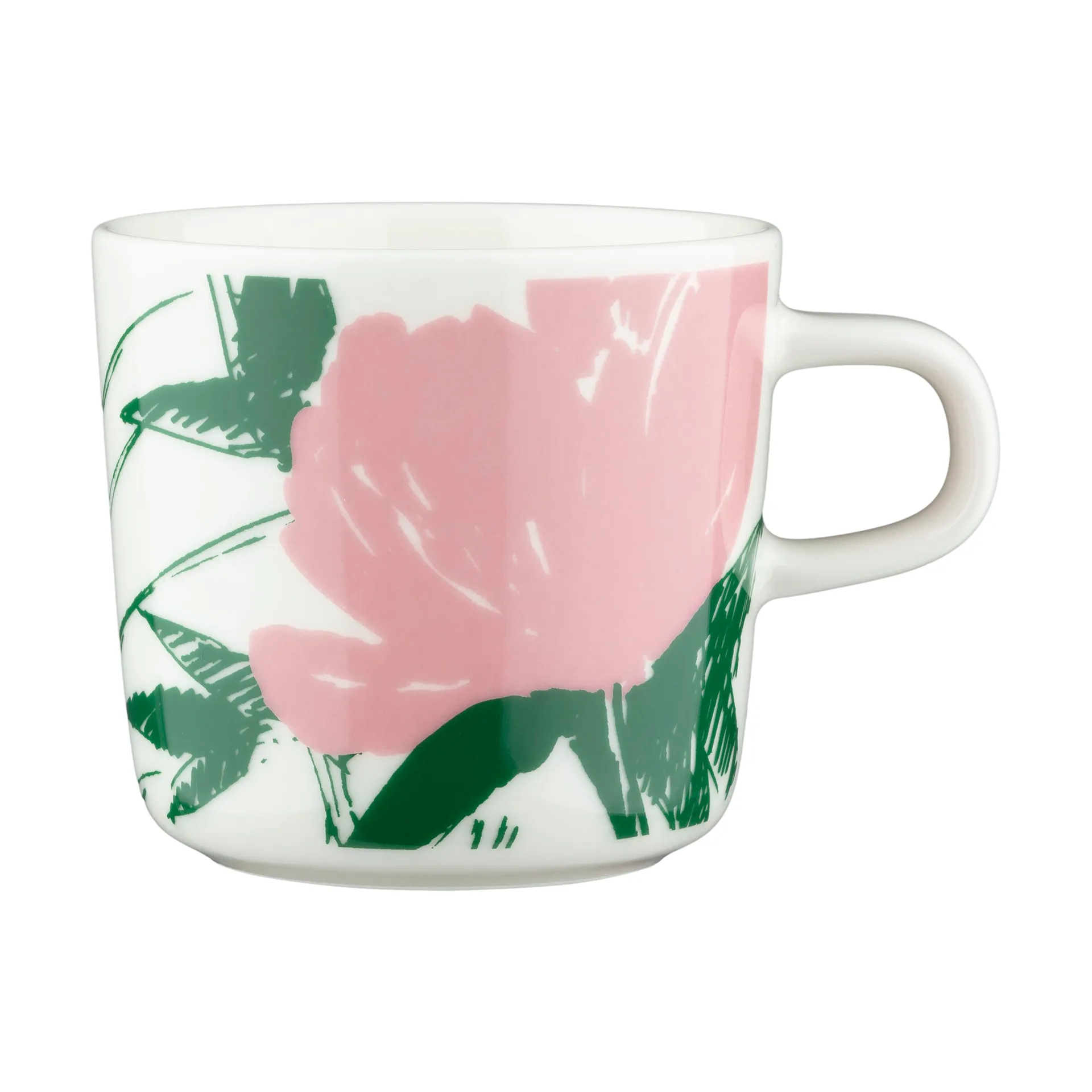 Puutarhakutsut chávena de café  20 cl, Branco-verde-laranja Marimekko