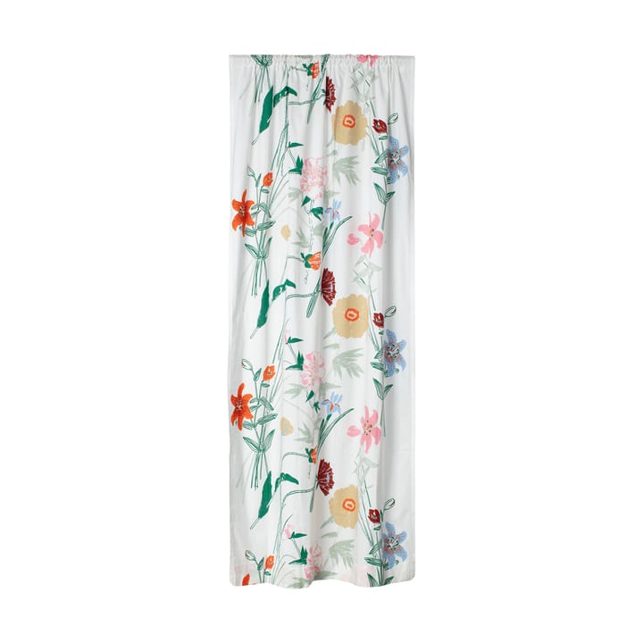 Puutarhakutsut cortina 135x245 cm - White-green-orange-beige - Marimekko