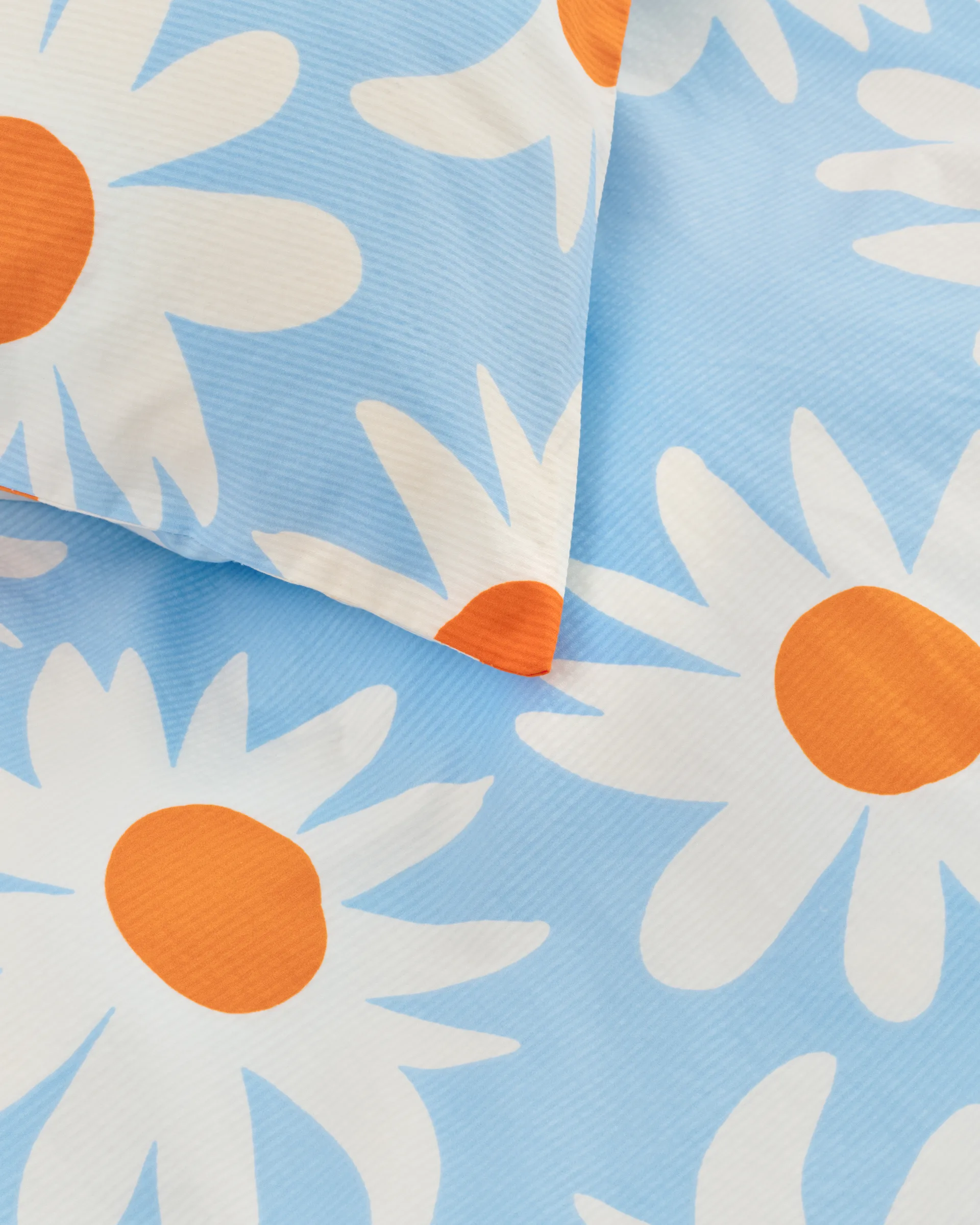 Rakastaa ei rakasta fronhas 50x60 cm, Orange-Off-white-light blue Marimekko