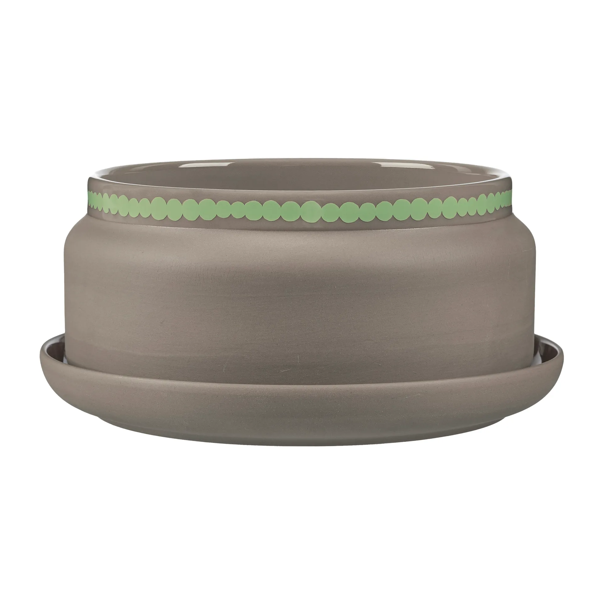 Räsymatto pote de flores Ø17.5 cm, Terra-hortelã Marimekko