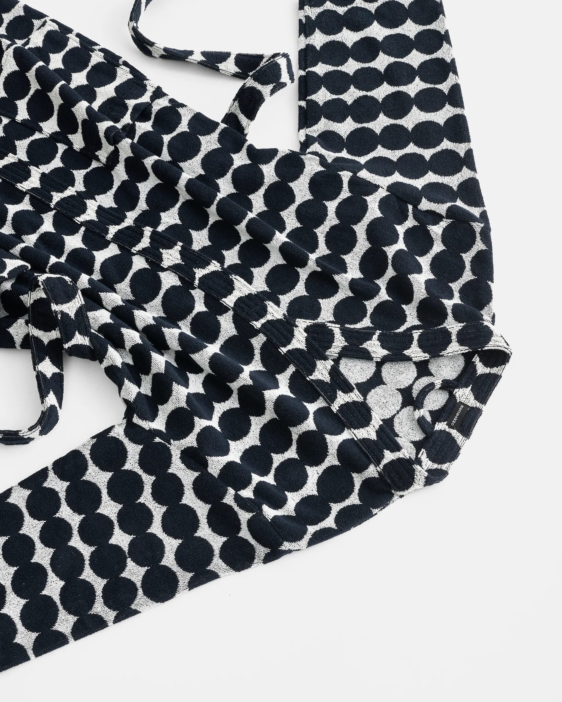 Roupão de banho Räsymatto, Black-white, S Marimekko