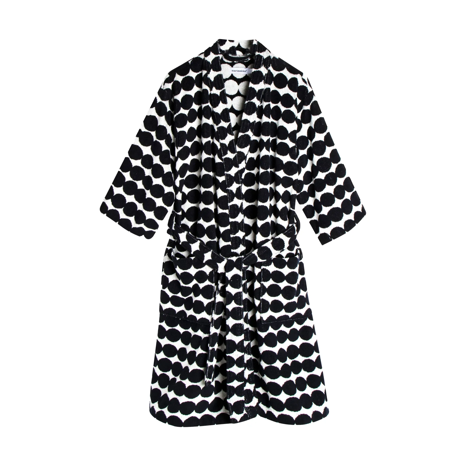 Roupão de banho Räsymatto, Preto, M Marimekko