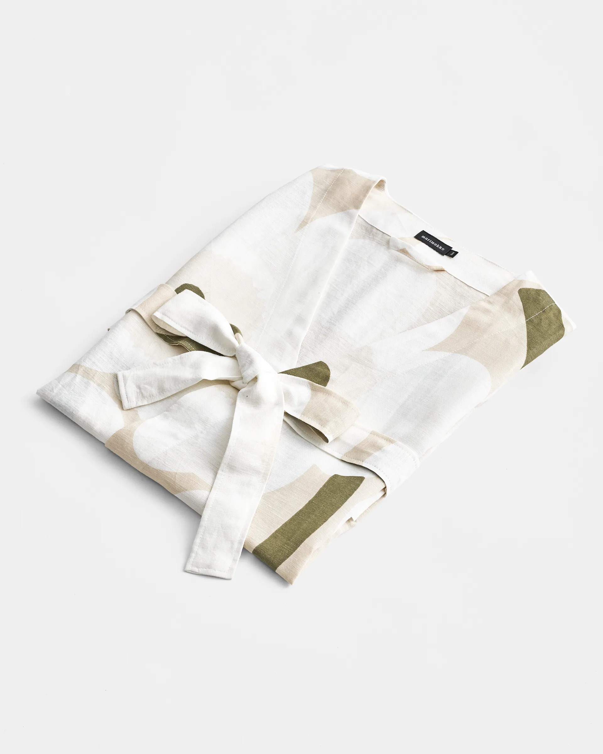 Roupão de banho Unikko, Beige-white-green, S/M Marimekko