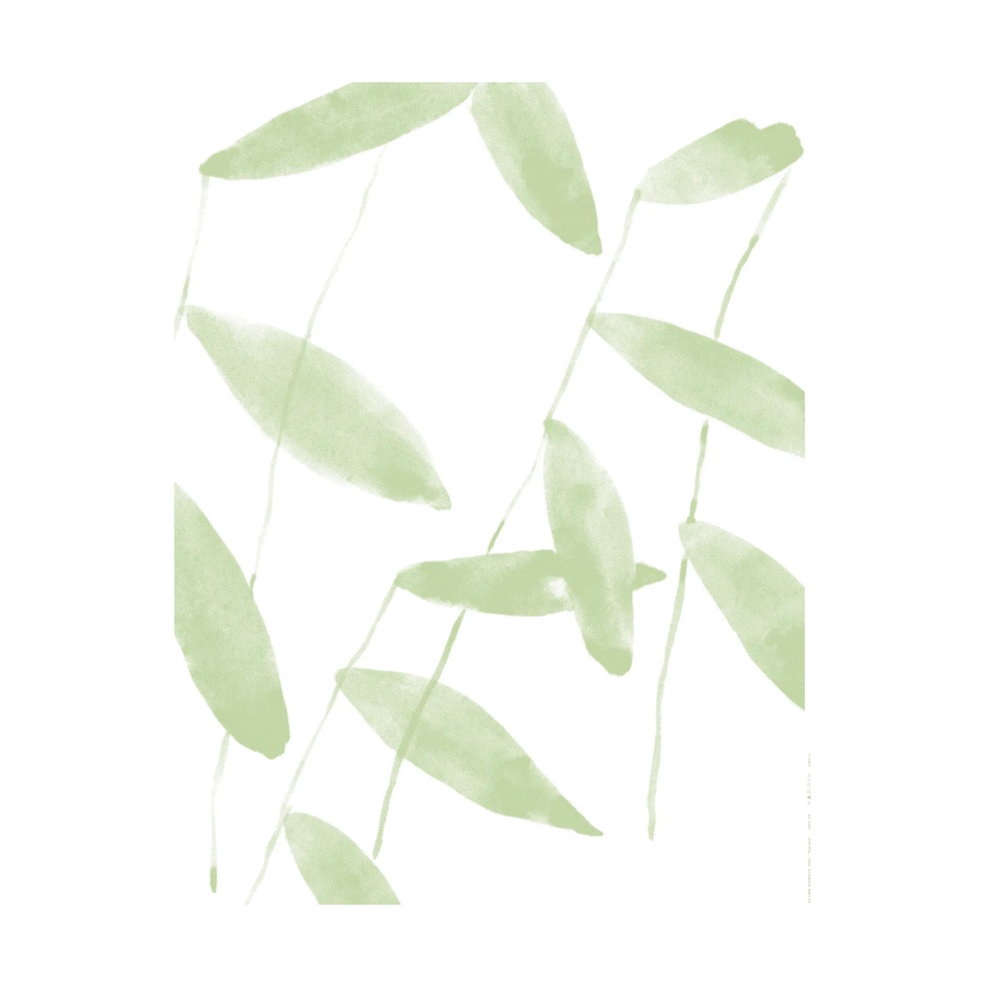 Salava Tecido de linho , Verde Marimekko