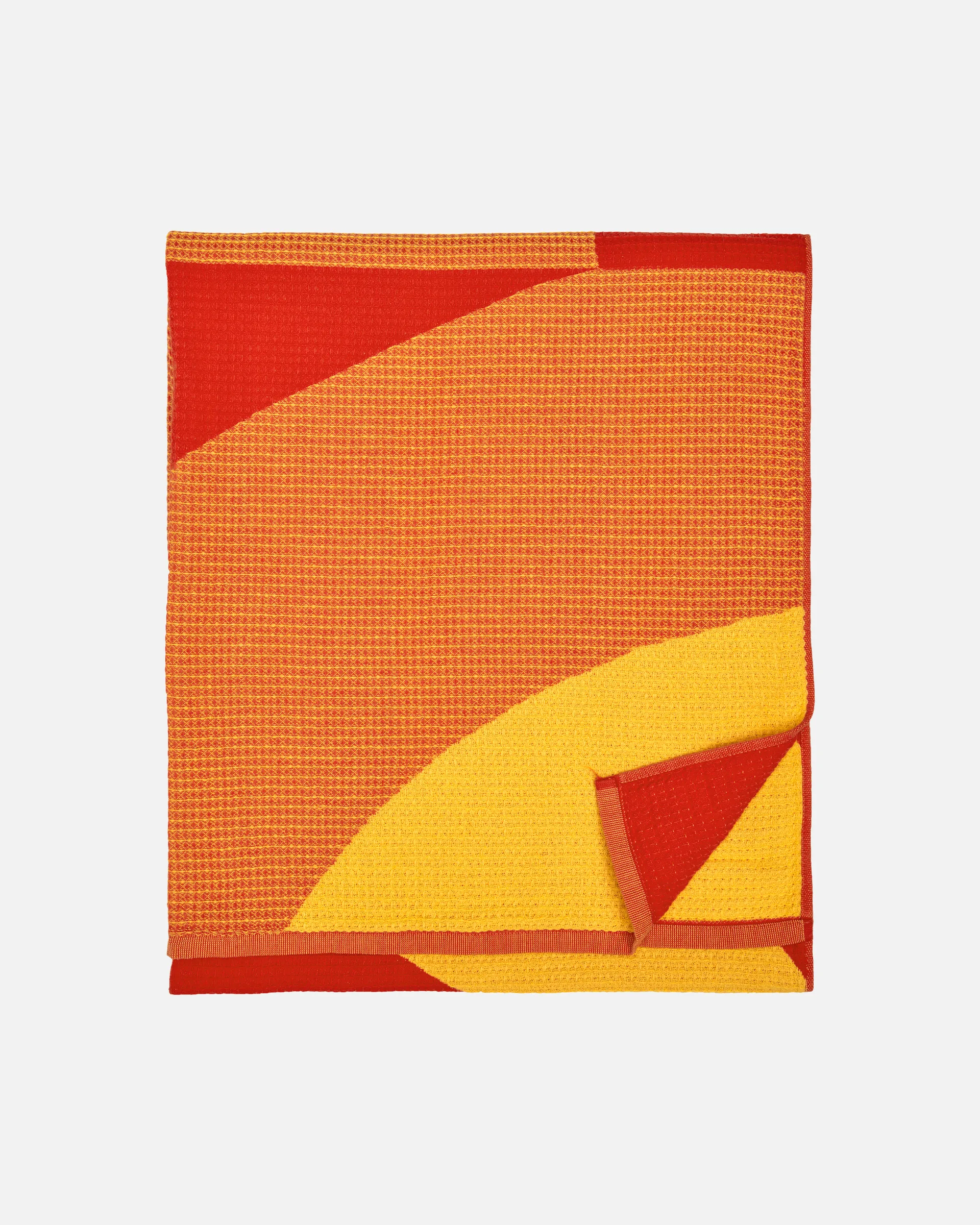 Savanni toalha de praia 100x180 cm, Vermelho-amarelo Marimekko