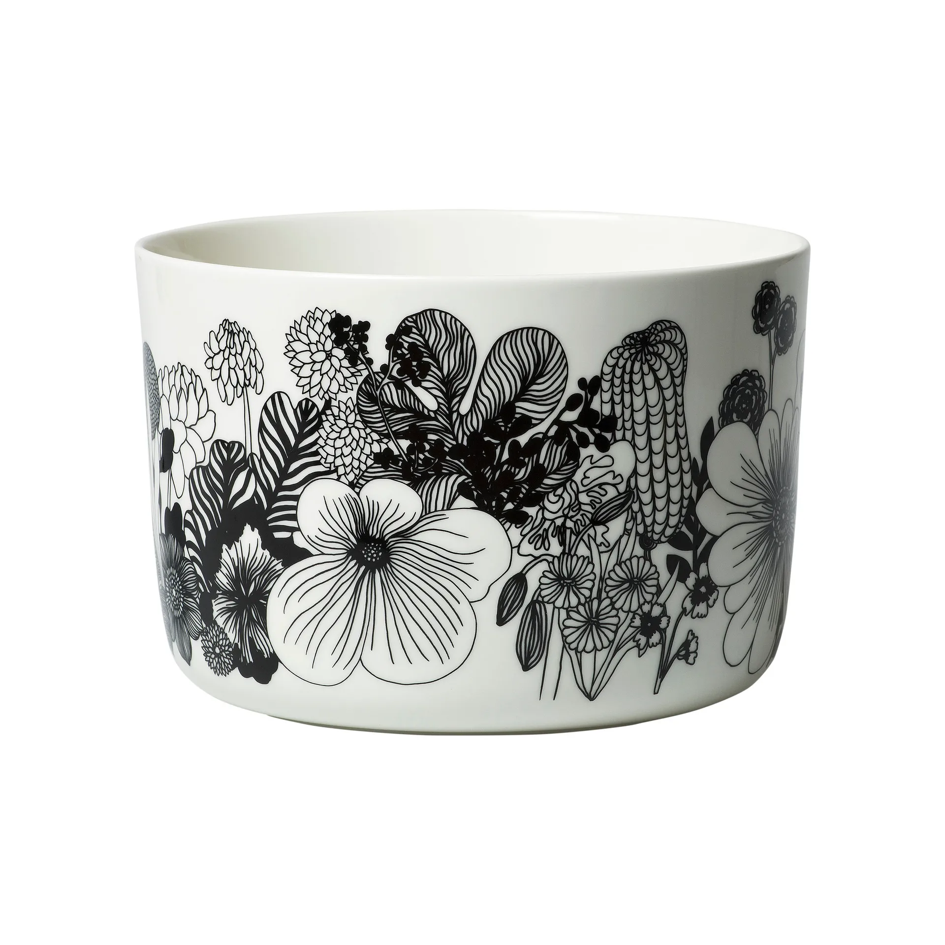 Taça de servir Oiva Siirtolapuutarha 3,4 L, White-black Marimekko