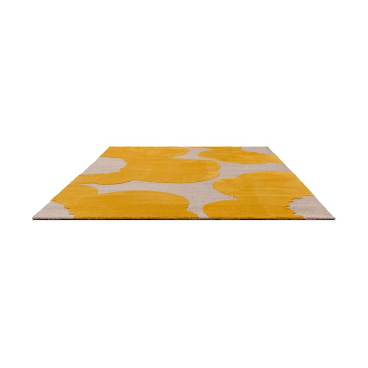 Tapete de lã Iso Unikko, Yellow, 140x200 cm Marimekko