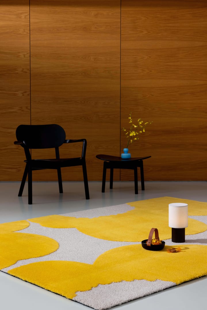 Tapete de lã Iso Unikko, Yellow, 140x200 cm Marimekko